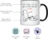 YouNique Designs 7th Anniversary Coffee Mug, 11 Ounces, Funny Seventh Year Wedding Anniversary Cup for Couple (Black Handle)...