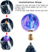 Purple Weighted Round Ball Shift Knob M12*1.25 Universal Mars Style Gear Shifter Knobs Fit for 5 6 Speed Manual and Automatic Vehicles with Three ...
