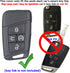 2Pcs Coolbestda Compatible with 2019 2020 2021 2022 2023 2024 VW Volkswagen Tiguan Atlas Jetta Passat Golf Alltrack Push Start 4B Key Fob Case Cov...