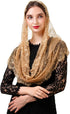 PAMOR Spanish Style Lace Traditional Vintage Inspired Infinity Shape Mantilla Veil Latin Mass Head Covering...