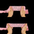 Pink Elastic Lace Trim Floral Stretch Lace Ribbon for Sewing Crafts Decorating...