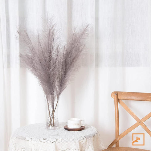 ZIFTY 7-Pcs 38"/3.1FT Faux Pampas Grass Large Tall Fluffy Artificial Fake Flower Boho Decor Bulrush Reed Grass for Vase Filler Farmhouse Home Wedd...