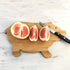 4575, Bamboo Wood Cutting Board Serving Board, 13.75"x8.25", 1 Pack...