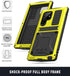 Samsung S22 Ultra 5G Metal case with Kickstand Screen Protector Case Sturdy Military Armor Durable Full Body Heavy Duty Shockproof Drop Tested Out...
