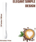 Patelai 8 Pieces Stainless Steel Coffee Stirrers Mixing Spoon Drink Cocktail Stir Sticks Stirring Tea Spoon Long Handle Bar Spoon, 7.87 Inch...
