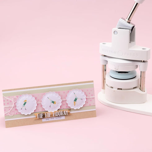 We R Memory Keepers Button Press Puffy Sticker and Shaker Shape Kit, Fastners Buttons Arts Crafts Sewing Notion Paper Supplies Scrapbooking Stampi...