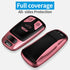 Tukellen for Audi Key Fob Cover with Keychain, Special Soft TPU Key Case Cover Protector Compatible with Audi A4 Q7 Q5 TT A3 A6 SQ5 SQ7 R8 S5 Smar...