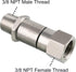 Tool Daily Pressure Washer Swivel, 3/8 Inch NPT-M Male Thread, 4000 PSI...