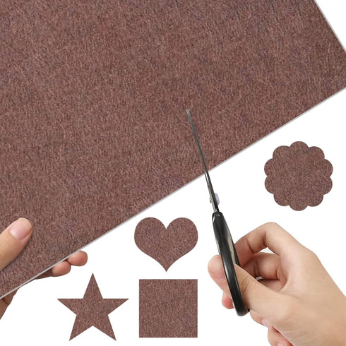 Jtnohx Self Adhesive Felt Sheets, 11 Pieces Stiff Sticky Felt, 8"x12" Felt Sheets with Adhesive Backing for Crafts, Felt Drawer Liner for Jewelry ...