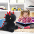 Ditucu Cute Dinosaur Plush Dino Stuffed Animals Plushies Toys Super Soft Dolls Birthday Gifts for Kids Girls Boys Black 12 inch...