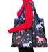 Wrapables Large Reusable Shopping Tote Bag with Outer Pouch...