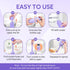 Portable Peri Bottle for Postpartum & Perineal Care: Easy@Home Handheld Bidet Perfect for Personal Hygiene Cleaning & Travel Friendly | 380ml Leak...