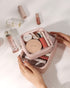 Pocmimut Mini Makeup Bag,Clear Makeup Bag Cute Travel Makeup Bag Pouch Purse Car Essentials for Women,Travel Essentials Organizers(Pink)...