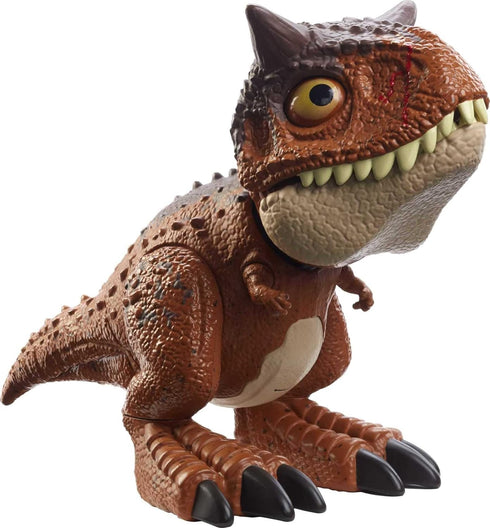 Mattel Jurassic World Camp Cretaceous Action Figure, Chompin’ Carnotaurus Toro Dinosaur Toy with Chimping & Other Motion...