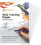 Xulmar Tracing Paper 9x12 63 GSM - Pack of 50 Sheets Tracing Paper for Sewing Patterns, Drawing Overlays & Sketching on Art Paper & Sketch Book...