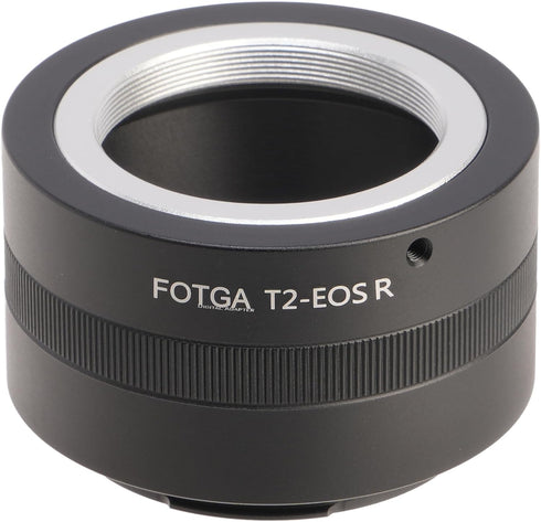 FOTGA T2-EOSR Lens Mount Adapter Ring for T2 T Lens to R3 R5 R5C R6 Mark II R7 R8 R10 R50 R100 RP Camera, Compatible with Canon EOS R Mount Series...