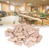 50Pcs Wood Stopper Beech Insertion Dowel Block for Woodworking Furniture Splicing Tool(6x20x40MM)...