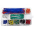 QISF 560Pcs Breadboard Jumper Wires Assorted Kit, Preformed Breadboard U-Shape Jumper Wires 14 Assorted Length + 6PCS Staniless Steel ESD Anti-Sta...