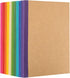 EOOUT 20 Pack A5 Kraft Notebooks, Lined Journal Bulk with Rainbow Spine, 10 Colors, 60 Pages Soft Cover Composition Notebooks for Women Girls Kids...