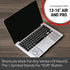 SYNERLOGIC Mac OS (M/Intel) + Word/Excel (for Mac) Quick Reference Keyboard Shortcut Stickers - for MacBook Air/Pro/iMac/Mac/Mini (Clear, 1 Set)...