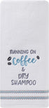 SKL HOME by Saturday Knight Ltd. Running On Coffee 2 Pc Hand Towel Set, White...