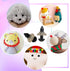 TOAOB 150pcs Safety Eyes for Amigurumis with Washers 6mm to 12mm Plastic Crochet Black Craft Doll Eyes for Crocheting Stuffed Animals Bears Toys D...