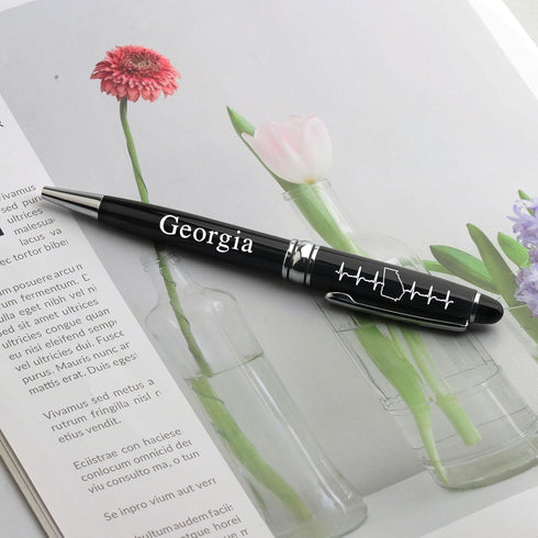 BLUPARK Georgian Map Ballpoint Pen Atlanta Georgia Gift Georgia Heartbeat Roller Ballpen Georgia Pride Gift (Georgia)...