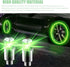 6 PCS Car Hot Wheels Wheel Hub Light, American Style Flashing Breathing Light with Inner Tube Valve, Cool Lighting Modification Accessories, for M...