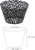 KPOSIYA Pack of 120 Cupcake Wrappers Artistic Bake Cake Paper Cups Vine Designed Laser Cut Cupcake Wraps Baking Cup Muffin Case Trays for Wedding ...