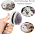 Cat Grooming Brush, Self Cleaning Slicker Brushes for Dogs Cats Pet Grooming Brush Tool Gently Removes Loose Undercoat, Mats Tangled Hair Slicker ...