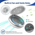 Retainer Case with Fan, Newest Retainer Case Compatible with Invisalign Case, Mouth Guard Case, Night Guard Case, Aligner Case with Vent Holes...