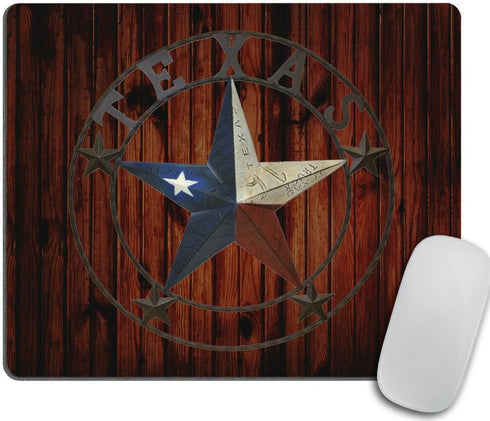 Western Texas Star Office Mouse Pad Non-Slip Rubber Rectangle Personality Game Mouse pad...