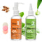 After Waxing Skin Care Kit, Almond Oil For Remove Wax Residue, Post Wax Cooling Aloe Vera Gel For Calm and Soothing Skin, 2 Bottles Hair Removal W...