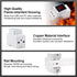 Digital Display Energy Meter - AC Rail-Mounted Meter Electricity Usage Monitor for Voltage, Current, and Energy Consumption Measurement - GT2P-UID...