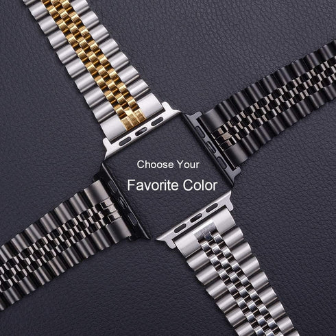 Wolait Compatible with Apple Watch Ultra 2 Band 49mm 46mm 45mm 44mm 42mm,Stainless Steel Heavy Band with Butterfly Folding Clasp Link Bracelet for...