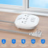 Power Strip 3 Outlets and 3 USB Ports with Switch Control, Desktop Charging Station with 5 ft Extension Cord, Compact for Nightstand, Office and T...
