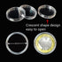MUDOR 25 mm Coin Holder, 100 Pieces Coin Capsules with Case, Coin Storage Case Box for Coin Collection, Coin Collection Supplies fit Quarter...