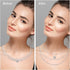 9 Pcs Necklace Extender, Chain Extenders for Necklaces, Delicate Stainless Steel Jewelry Chain Extenders for Bracelet Anklet Necklace (Gold/Silver...