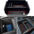 Compatible with Jeep Wrangler JK and JKU Accessories 2011-2018 Center Console Organizer Tray (Red)...