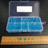 Aquamarine Bicone Glass Beads for Jewelry Making, Faceted Crytal Spacer Beads for Bracelet Necklace Earring (3mm 4mm 6mm 8mm Mixed Sizes, 1040pcs)...
