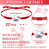 Sureio 48 Pcs Cheerleader Gifts 24 Cheer Bracelets 24 Cheer Keychain for Team Backpack Purse Party Favors Cheerleading Accessories Bulk...