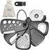 Kitchen Unique Gadgets Set 6 Pieces, Space Saving, Cheese Grater, Bottle Opener, Fruit Vegetable Peeler, Pizza Cutter, Garlic Ginger Grinder, Herb...