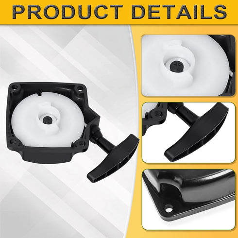 Podoy Recoil Pull Starter with Claw Pawl Cog Compatible with ATV Pocket Dirt Bike Scooter Chopper 33cc 43cc 47cc 49cc 50cc...