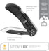 OUTDOOR EDGE 3.0" Onyx EDC - Replaceable Blade Folding Pocket Knife with Dual Thumb Opener and Pocket Clip with 3 Blades...
