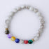 (4PCS) Handmade Healing Crystals Beads Bracelet Set - Elastic Yoga Bangle from Gemstones & Stones - Ideal for Positive Energy, 7 Chakra Balance - ...