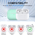 AirPods Pro 2nd Generation Case Cover, Military Grade Anti-Fall Soft Silicone Shock-Absorbing AirPods Pro Case Skin Touch with Keychain and Cleani...