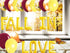 Fall Bridal Shower Decorations/Fall Wedding/Engagement Fall Bachelorette Party Decorations Burgundy Orange/Thanksgiving/Fall In Love Balloons Burg...