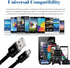 USB A to USB Micro Charging Cable, 4 in 1 Multi Charger Cable Micro USB Splitter Cable 4 Ports Micro USB 2.0 Male to Male Charging Cord 4 Connecto...