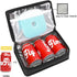 FlowFly Small Insulated Lunch box Portable Soft Bag Mini Cooler Thermal Meal Tote Kit with Handle for Work & School, Black...
