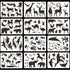 12PCS Animal Plastic Stencils Reusable Journaling Drawing Template for Children Creation, Painting Education, School Projects, Scrapbooking, Kids ...